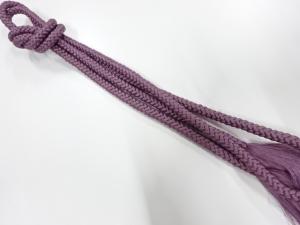 未使用品　正絹　手組帯締め（長尺）